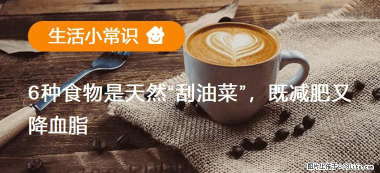 【生活小常识】6种食物是天然“刮油菜”，既减肥又降血脂 - 渭南生活资讯 - 渭南28生活网 wn.28life.net